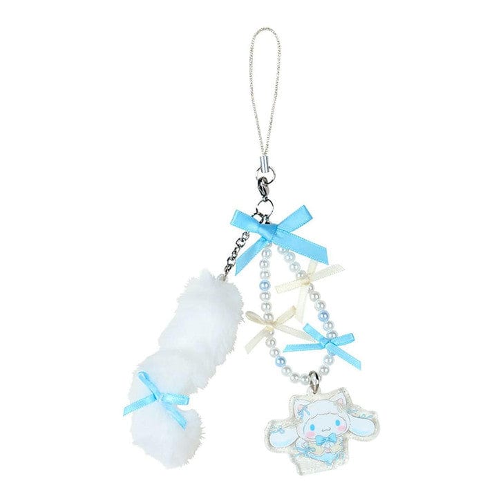 Enesco Sanrio Fluffy White Cat Ballerina Phone Charms: Cinnamoroll, My Melody, Hello Kitty Kawaii Gifts