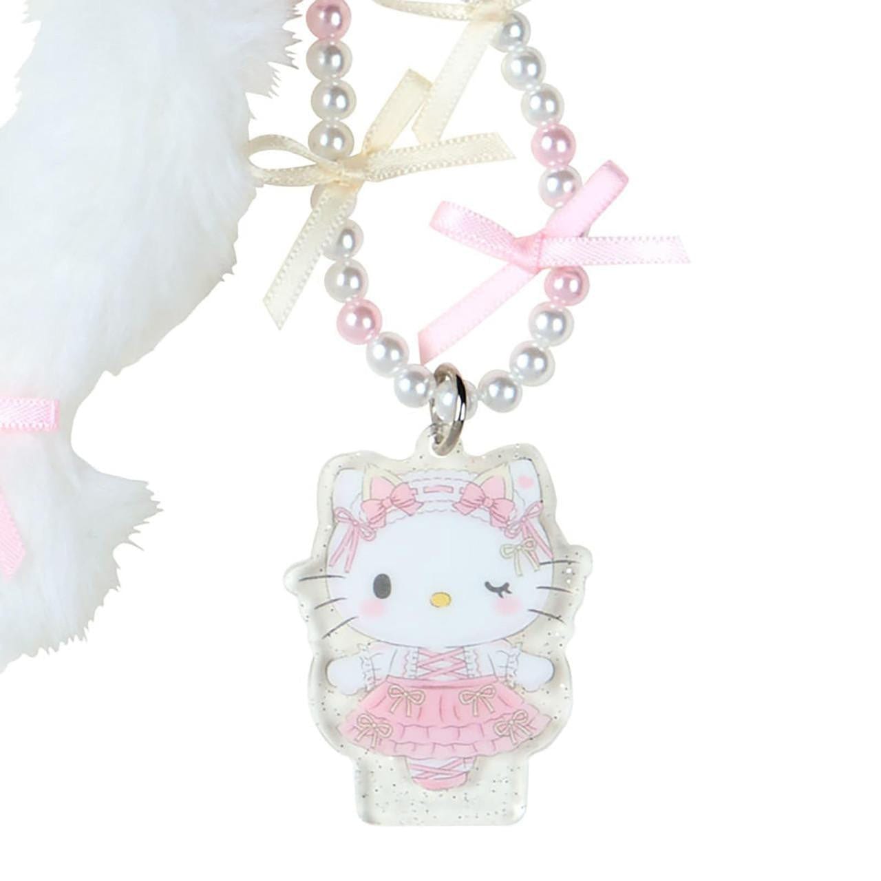 Enesco Sanrio Fluffy White Cat Ballerina Phone Charms: Cinnamoroll, My Melody, Hello Kitty Kawaii Gifts