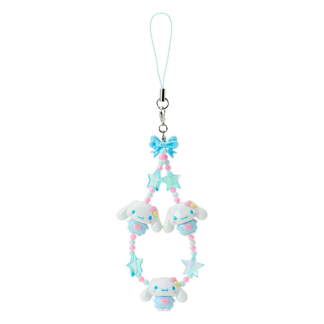 Enesco Sanrio Tokimeki Pop Beads All Stars Phone Charms with Straps Cinnamoroll Kawaii Gifts 4550624767217