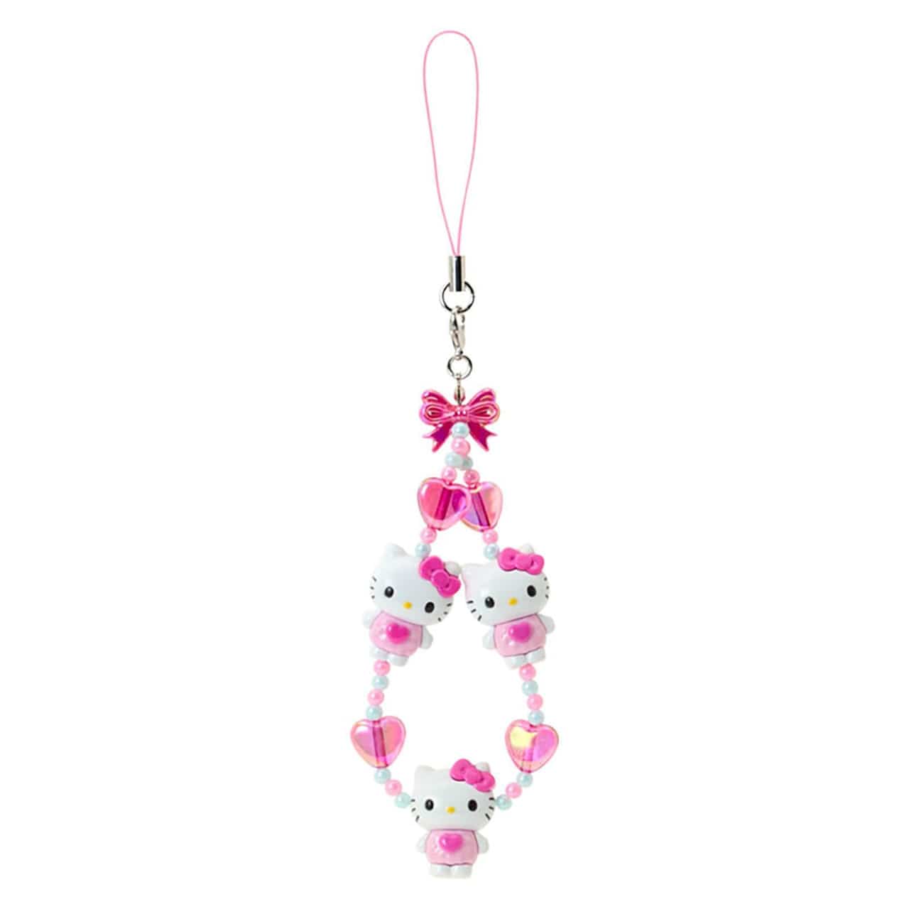 Enesco Sanrio Tokimeki Pop Beads All Stars Phone Charms with Straps Hello Kitty Kawaii Gifts 4550624767163