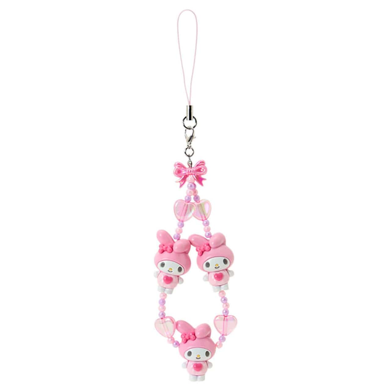 Enesco Sanrio Tokimeki Pop Beads All Stars Phone Charms with Straps My Melody Kawaii Gifts 4550624767187