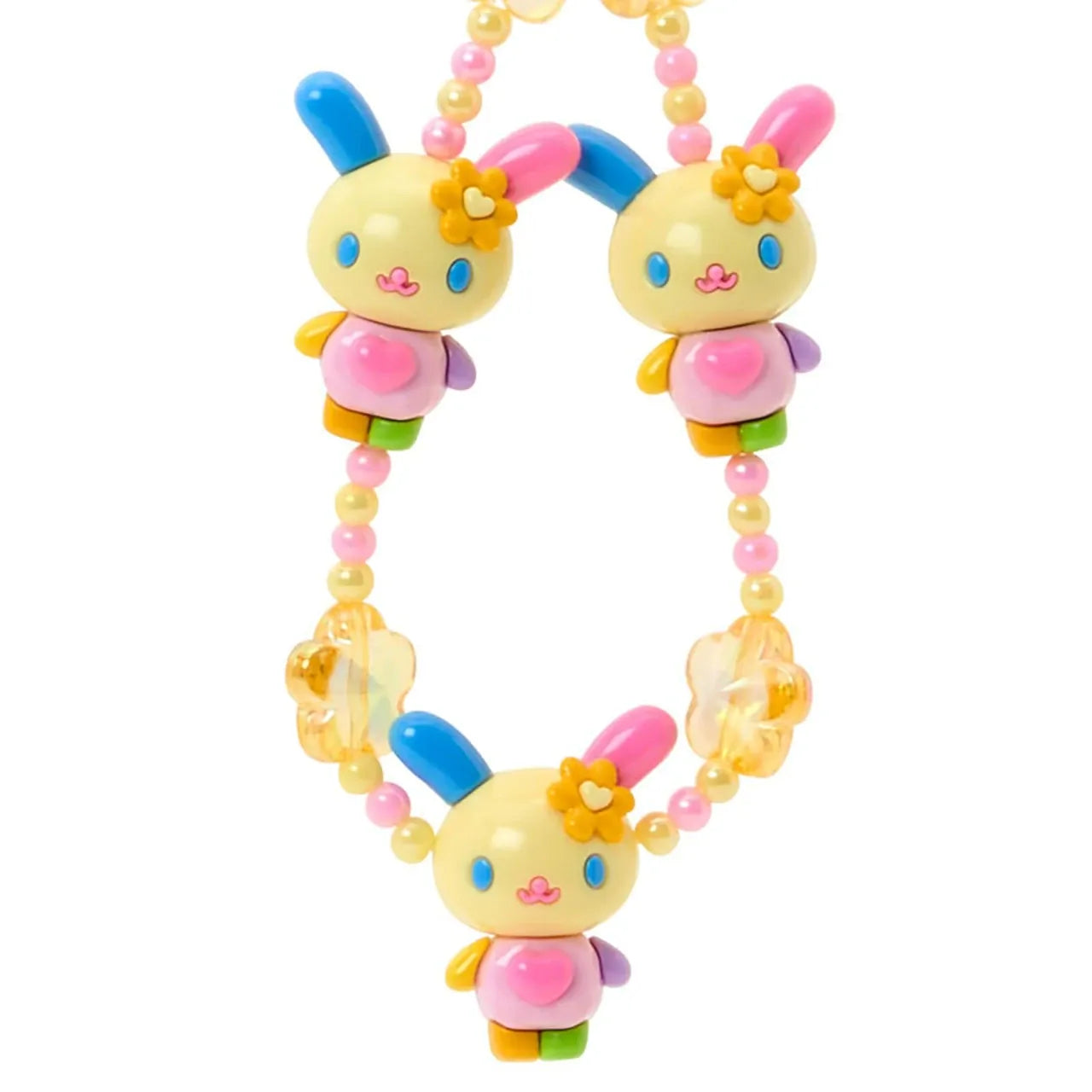 Enesco Sanrio Tokimeki Pop Beads All Stars Phone Charms with Straps Usahana Kawaii Gifts 4550624767392