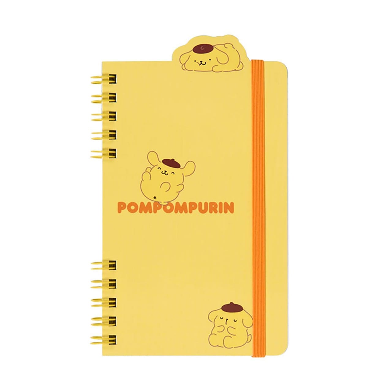 Enesco Sanrio All Stars Pocket Notebooks with Elastic Bands: Pompompurin, Cinnamoroll, Hello Kitty Pompompurin Kawaii Gifts 4550624598583