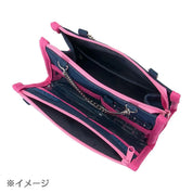 Enesco Sanrio Usahana Heisei Girl 8" Denim Pouch with Handle & Mirror Kawaii Gifts 4550624796354