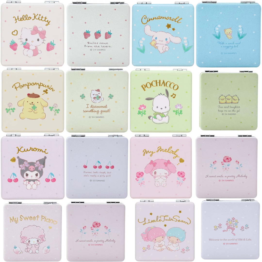 Enesco Sanrio Compact Mirrors Kawaii Gifts