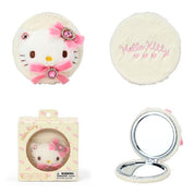 Enesco Sanrio Furry Compact Mirrors with Jewels (HK, MM, CN, KU) Hello Kitty Kawaii Gifts 4550624326575