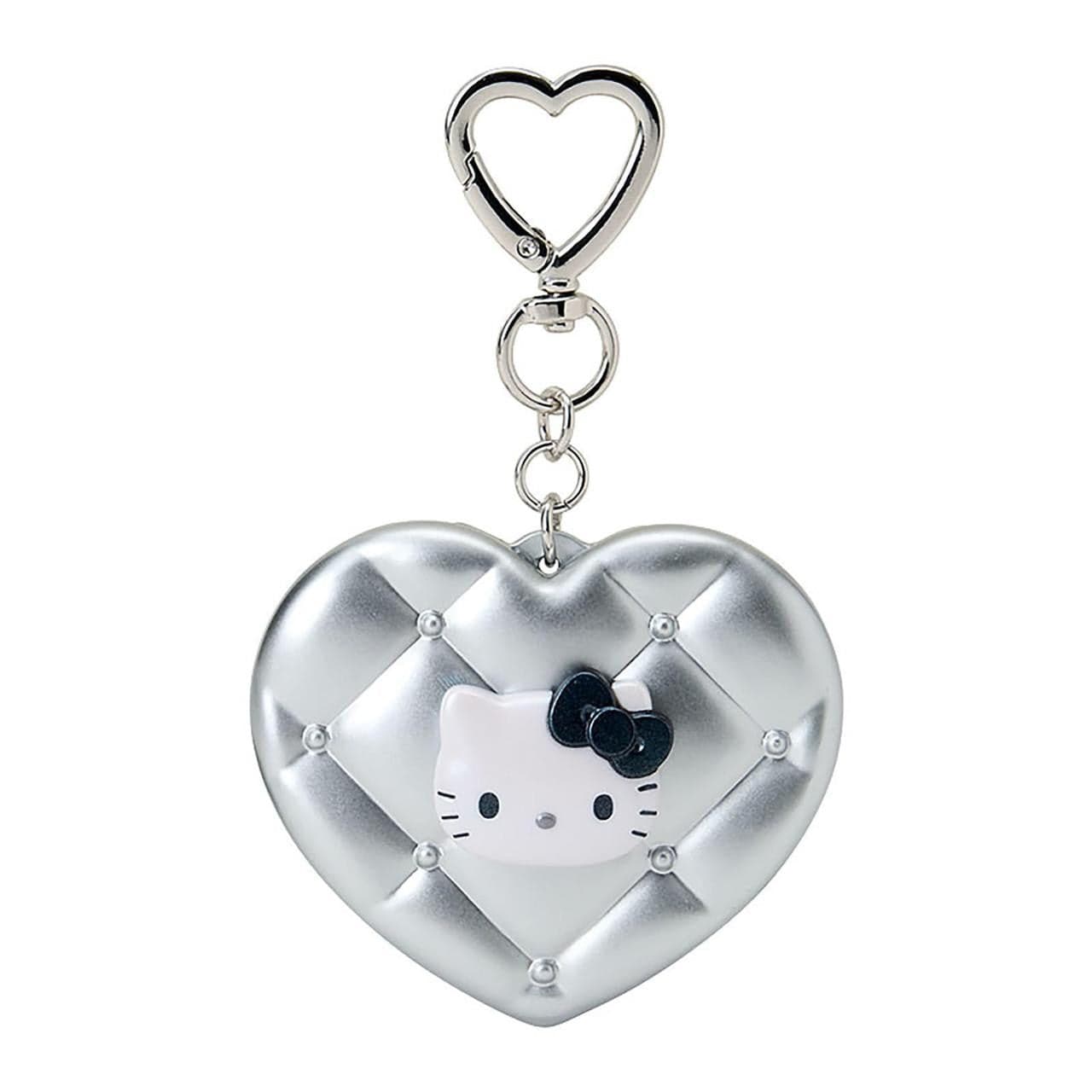 Enesco Sanrio Heart Compact Mirrors with Keychains Hello Kitty Kawaii Gifts 4550337159583