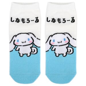 Enesco Sanrio Color Block Adult Socks (CN, KU, PC, KR) Cinnamoroll Kawaii Gifts 4550624688680