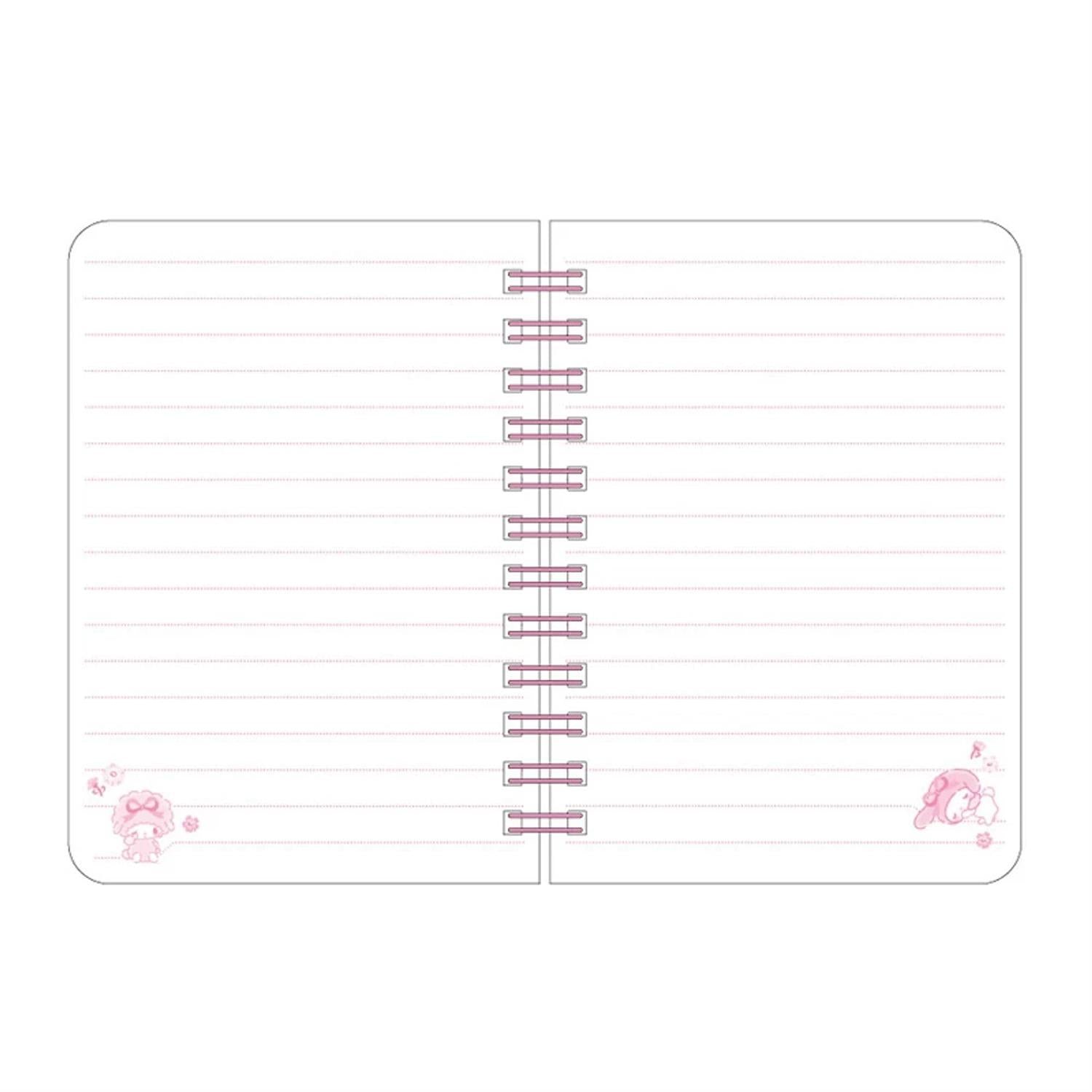 Enesco Sanrio Friends B7 Spiral Notebooks Kawaii Gifts