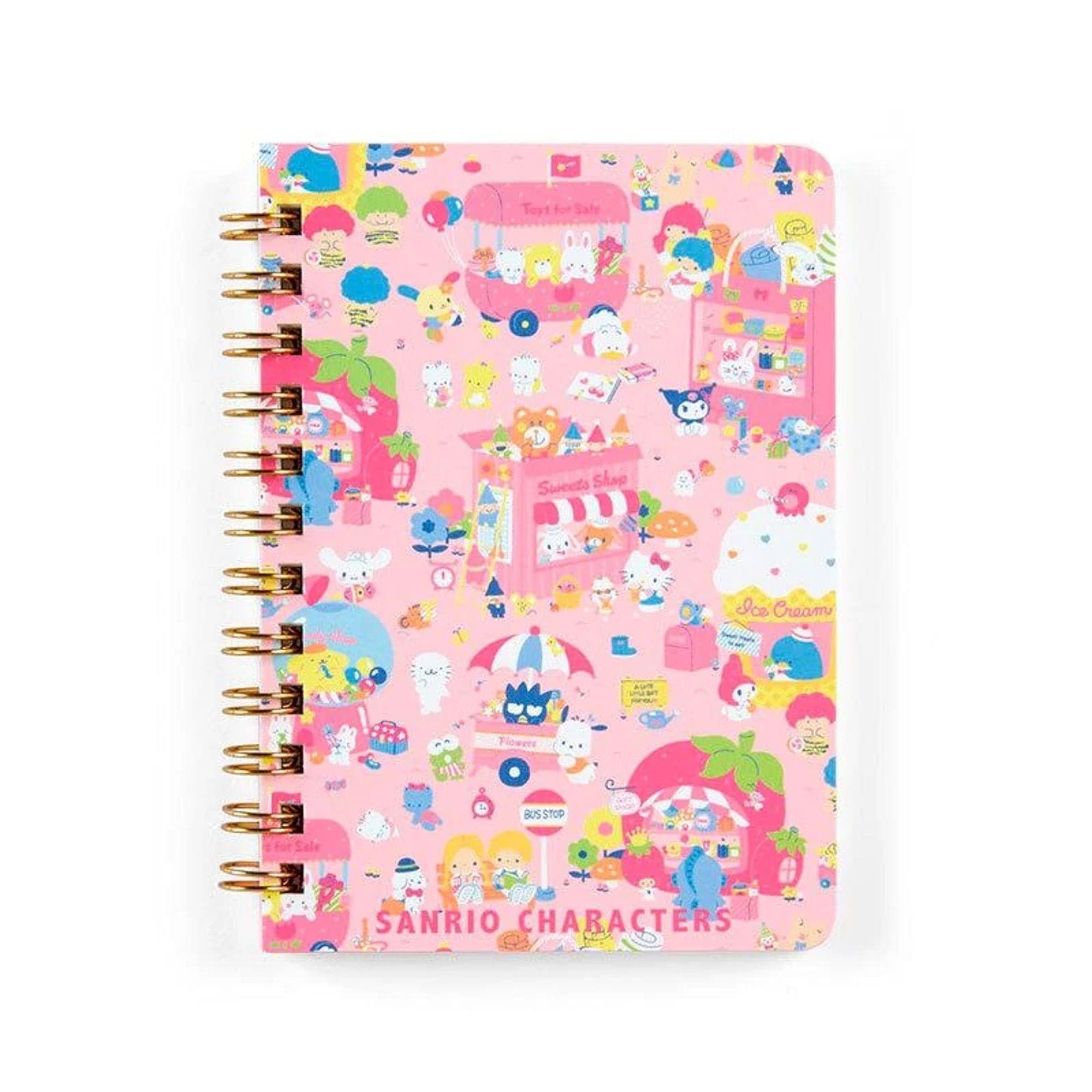 Enesco Sanrio Friends B7 Spiral Notebooks All Stars Kawaii Gifts 4550337091722