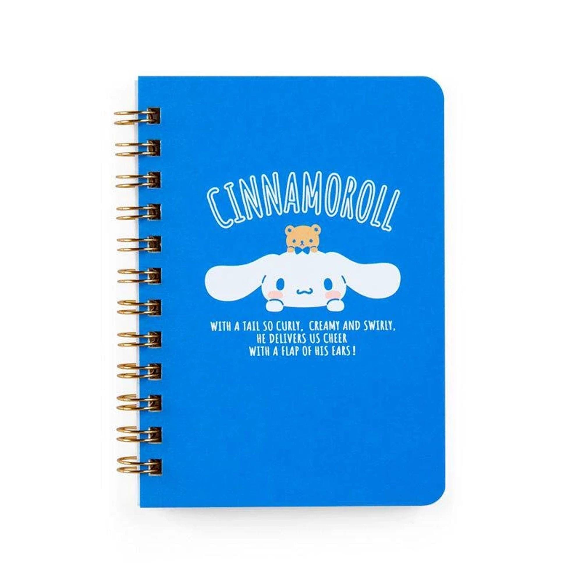 Enesco Sanrio Friends B7 Spiral Notebooks Cinnamoroll Kawaii Gifts 4550337091654