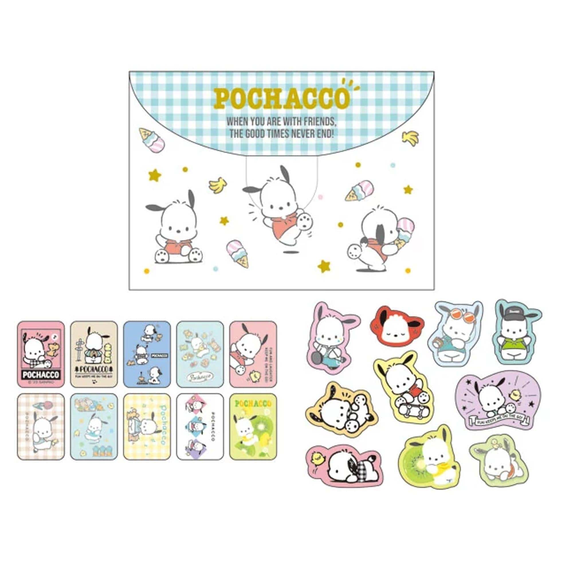 Enesco Sanrio Friends Flake Stickers Kawaii Gifts