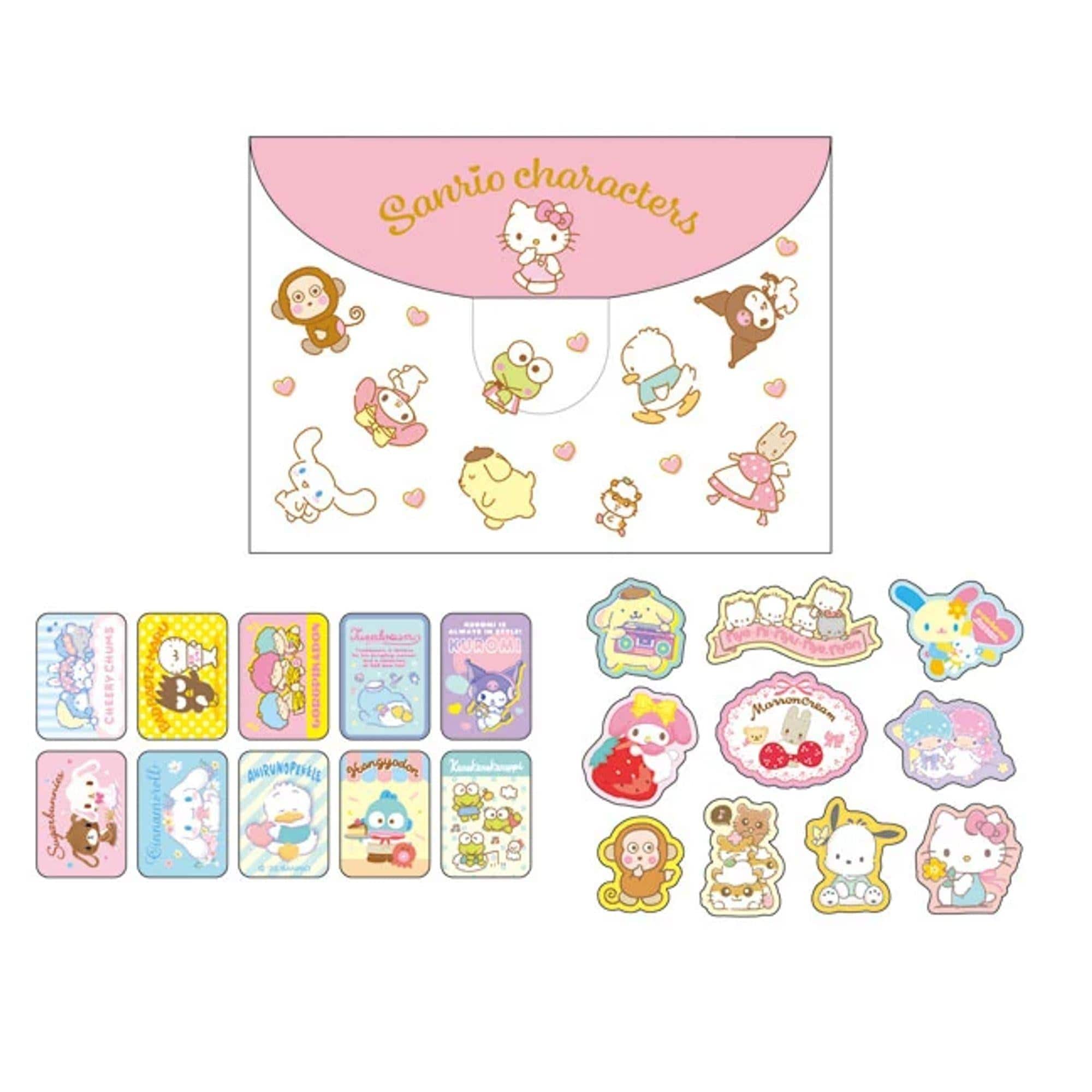 Enesco Sanrio Friends Flake Stickers Kawaii Gifts