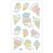 Enesco Sanrio Ice Cream Stickers: Hello Kitty, My Melody, Cinnamoroll, Kuromi, Pochacco Cinnamoroll Kawaii Gifts 4550337326657