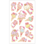 Enesco Sanrio Ice Cream Stickers: Hello Kitty, My Melody, Cinnamoroll, Kuromi, Pochacco Hello Kitty Kawaii Gifts 4550337326312