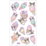 Enesco Sanrio Ice Cream Stickers: Hello Kitty, My Melody, Cinnamoroll, Kuromi, Pochacco Kuromi Kawaii Gifts 4550337326947