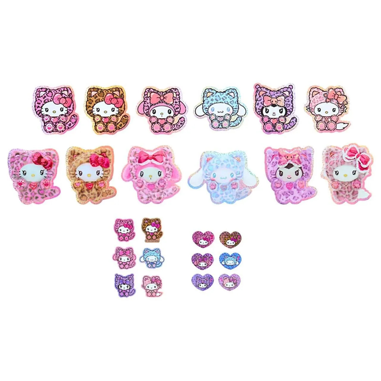 Enesco Sanrio Leopard Gal Neko Sticker Sack Kawaii Gifts 4550624284042