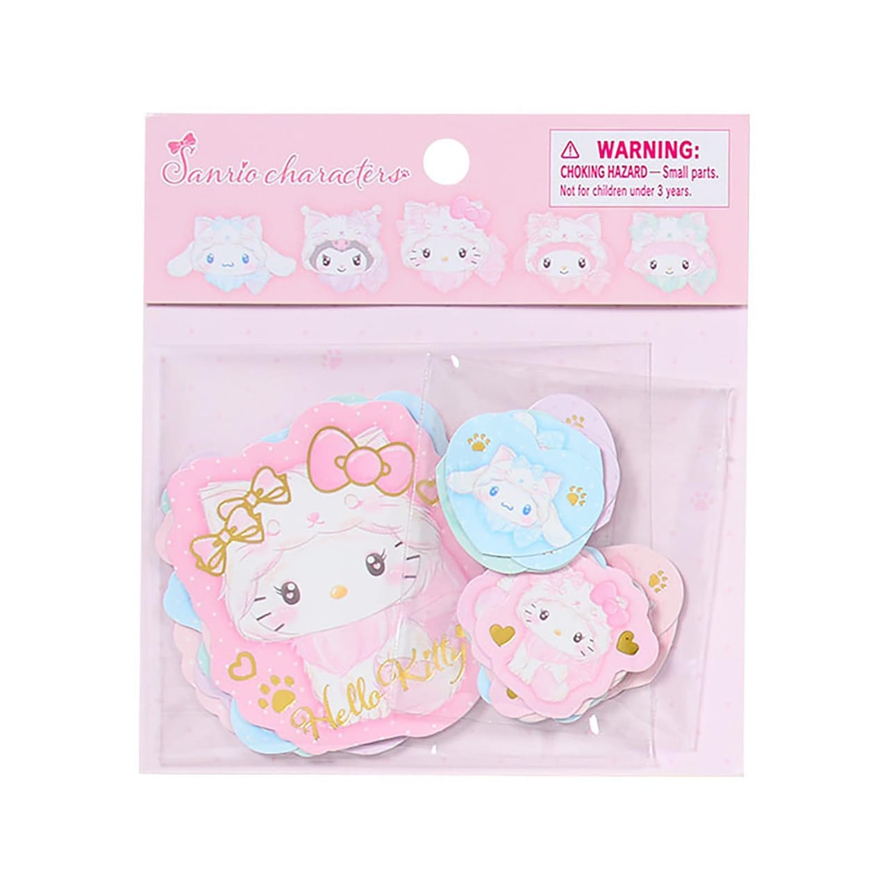 Enesco Sanrio Milky Kitten All Star Sticker Sack Kawaii Gifts 4550624685993