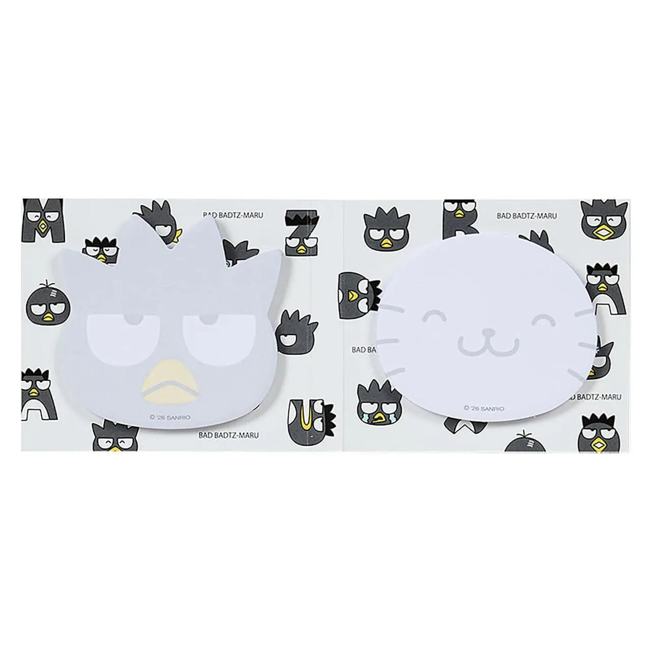 Enesco Sanrio Bad Batzu Maru Folding Sticky Note Set Kawaii Gifts 4550624754057