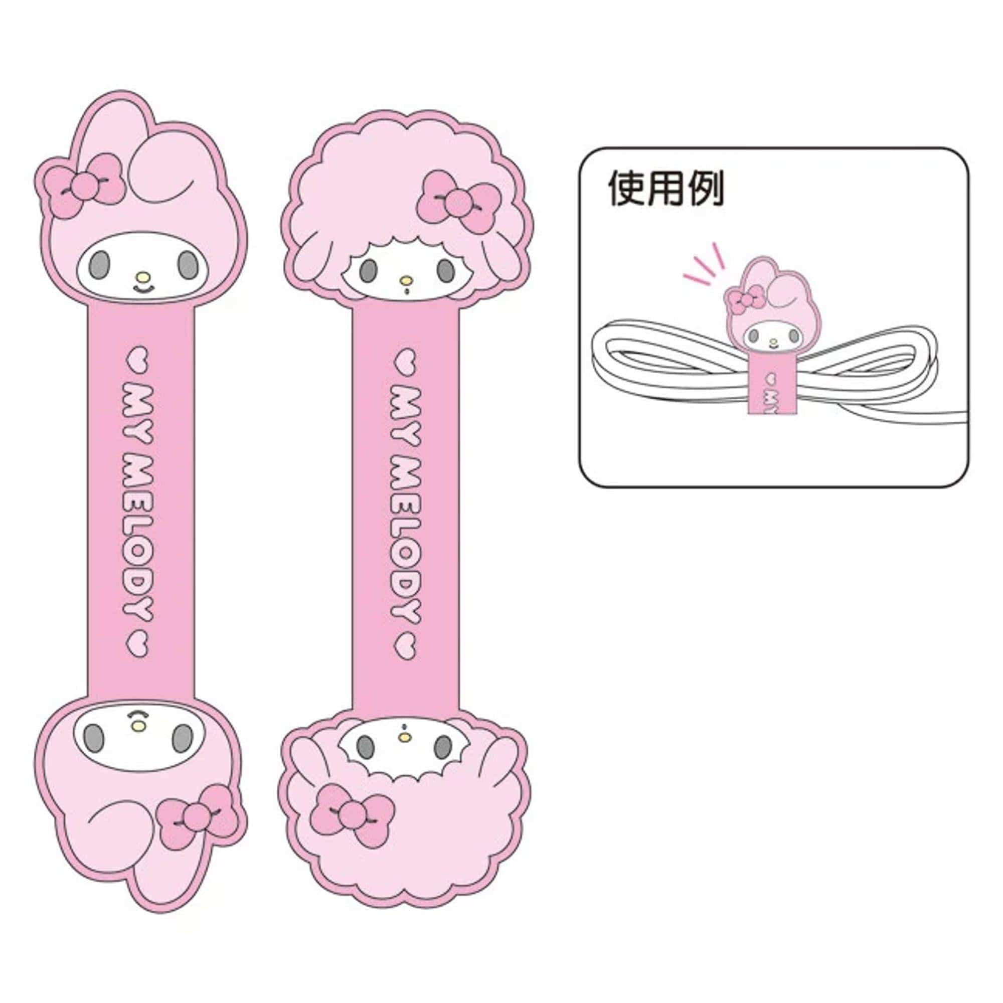 Enesco Sanrio Friends Reusable Cable Holders Kawaii Gifts