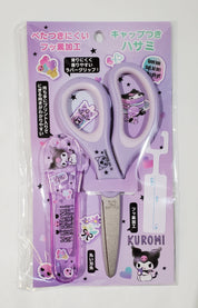 Enesco Sanrio Safety Scissors with Caps: Hello Kitty, My Melody, Cinnamoroll, Kuromi Kawaii Gifts