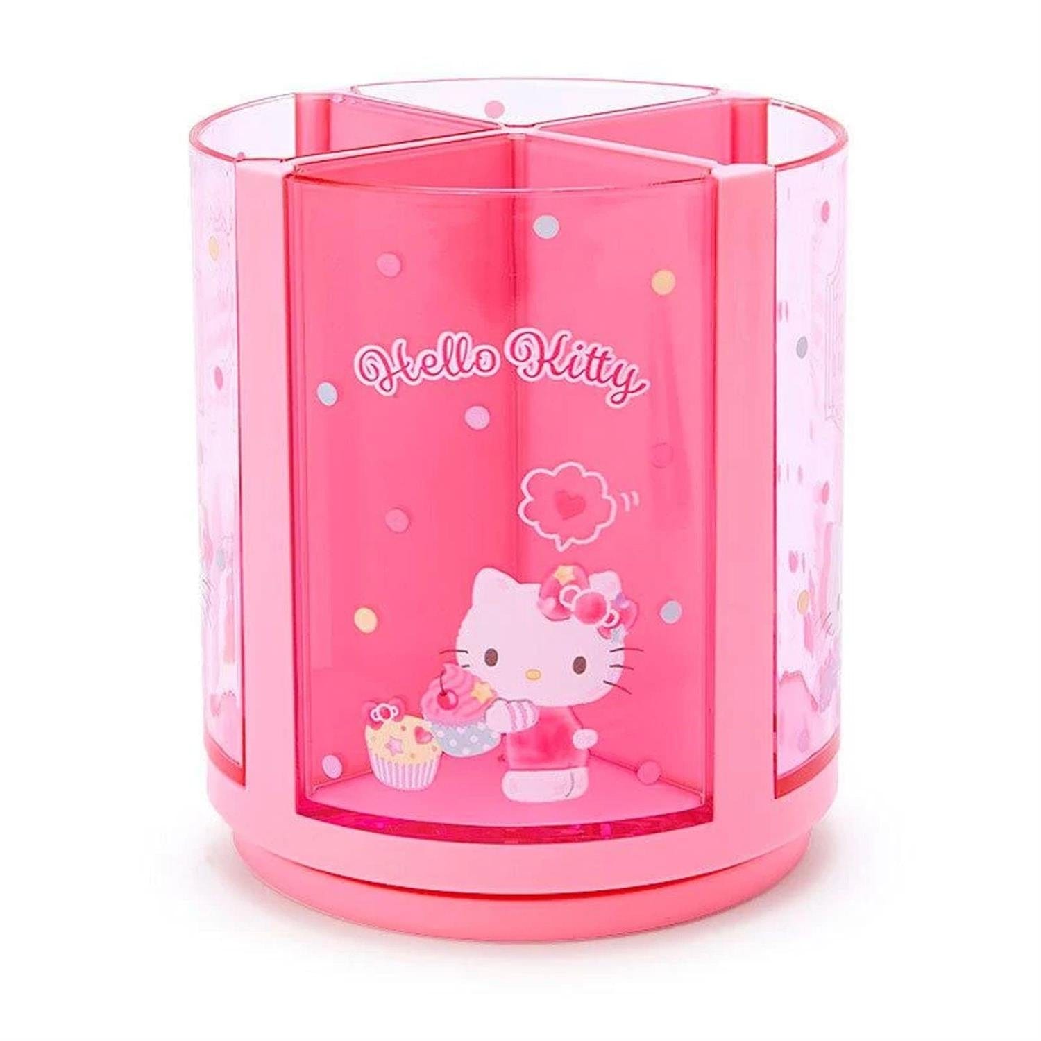 Enesco Sanrio Sweet Sweets 4-Compartment Spinning Organizers Hello Kitty Kawaii Gifts 4550337213117