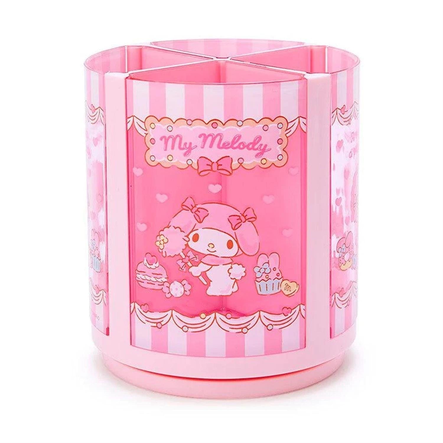 Enesco Sanrio Sweet Sweets 4-Compartment Spinning Organizers My Melody Kawaii Gifts 4550337213131