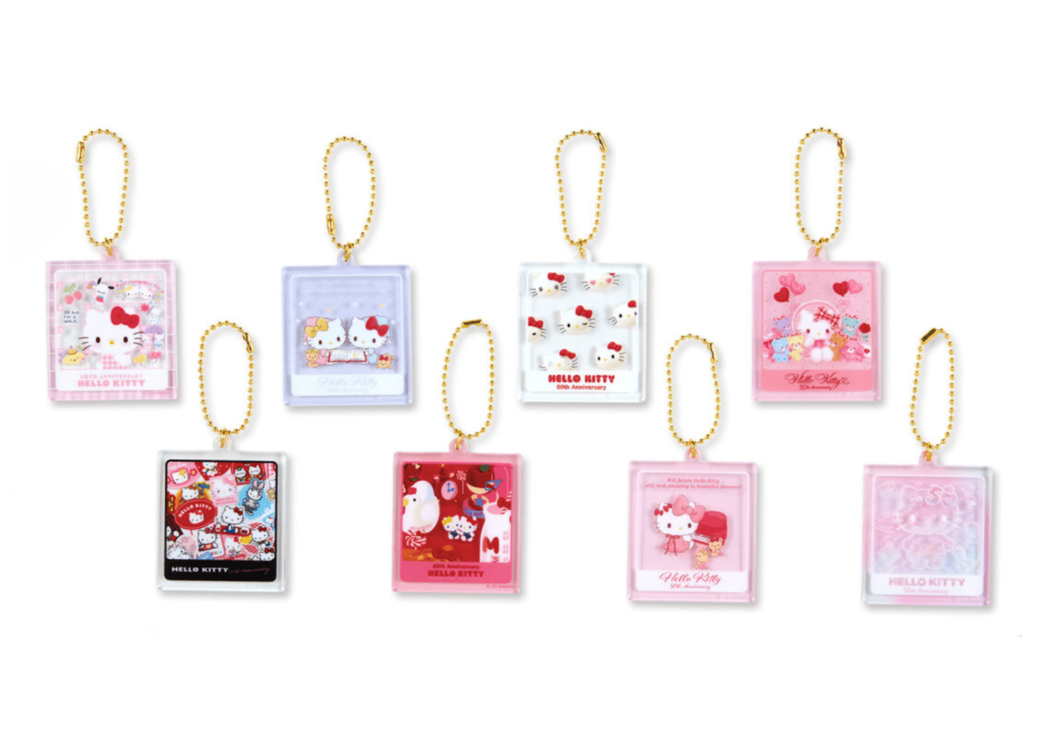 Enesco Hello Kitty 50th Anniversary Surprise Keychains Kawaii Gifts 4550337564837