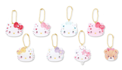 Enesco Hello Kitty 50th Anniversary Surprise Keychains: Sparkly Faces Kawaii Gifts 4550337564660