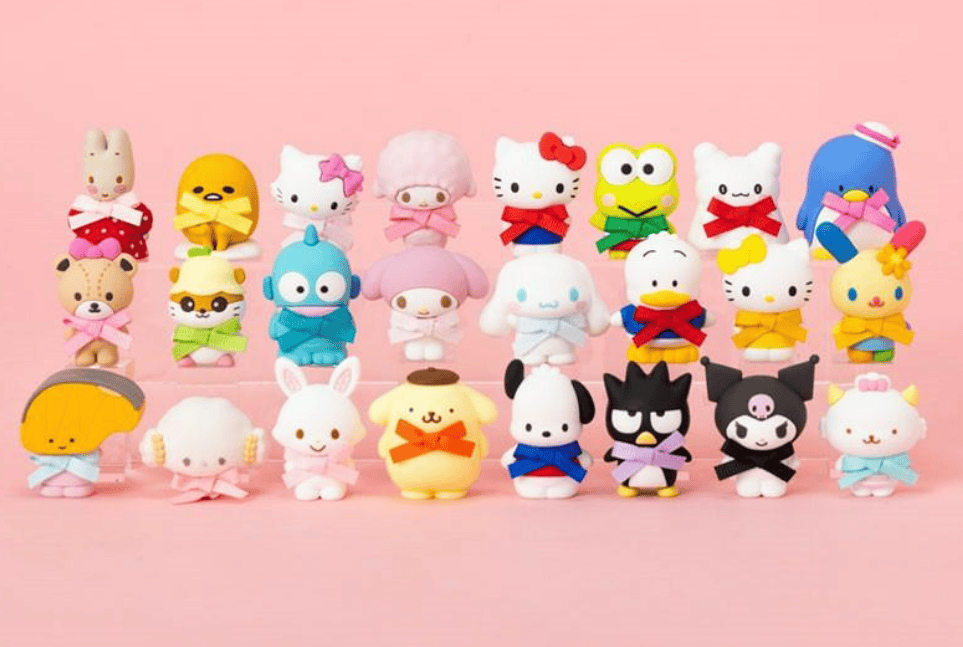 Enesco Sanrio 2026 Character Awards Surprise Mascot Pin Badge Blind Boxes Kawaii Gifts