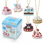 Enesco Sanrio Friends Sweet Cake Necklace Surprise Box Kawaii Gifts 4550337765340