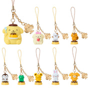 Enesco Sanrio Pompompurin Happy Pudding 30th Anniversary Surprise Phone Strap Blind Box Kawaii Gifts 4550624852791
