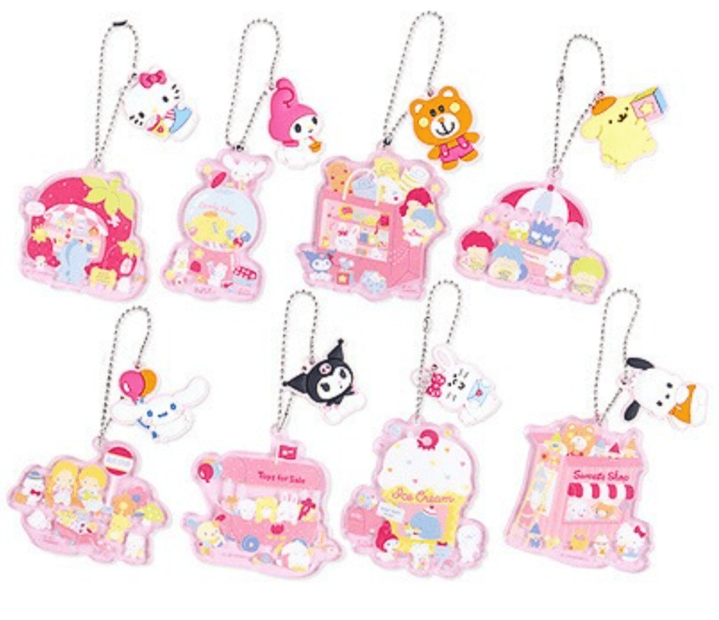Enesco Sanrio Secret Sweet Treats Mascot Keychain Surprise Kawaii Gifts 4550337670217