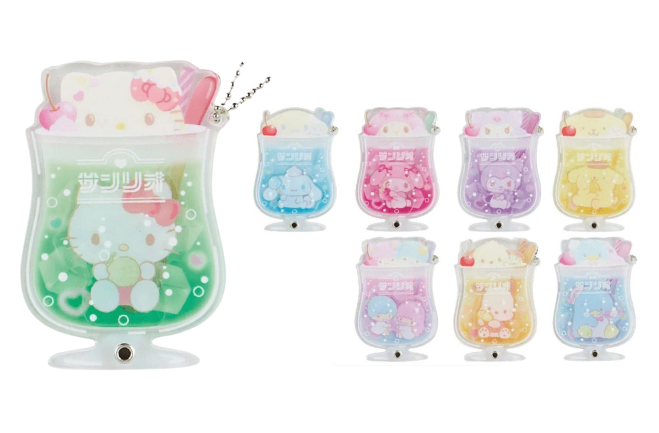 Enesco Sanrio Soda Floats Surprise Acrylic Charm Kawaii Gifts 4550337007655