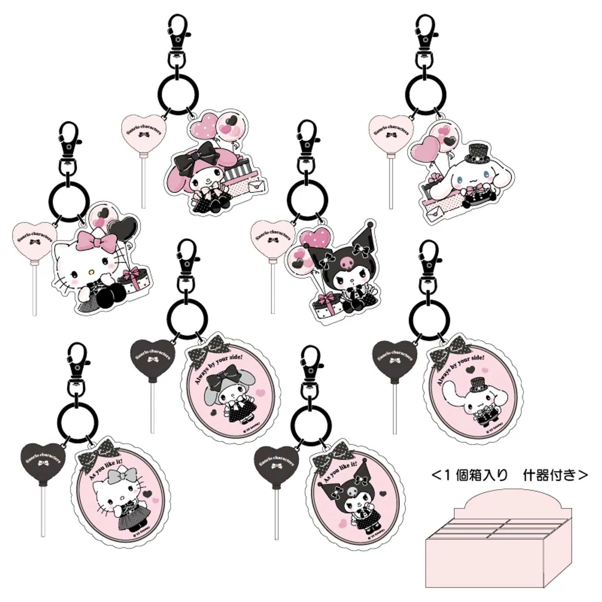 Enesco Sanrio Sweet Mix Keychains Surprise Box Kawaii Gifts