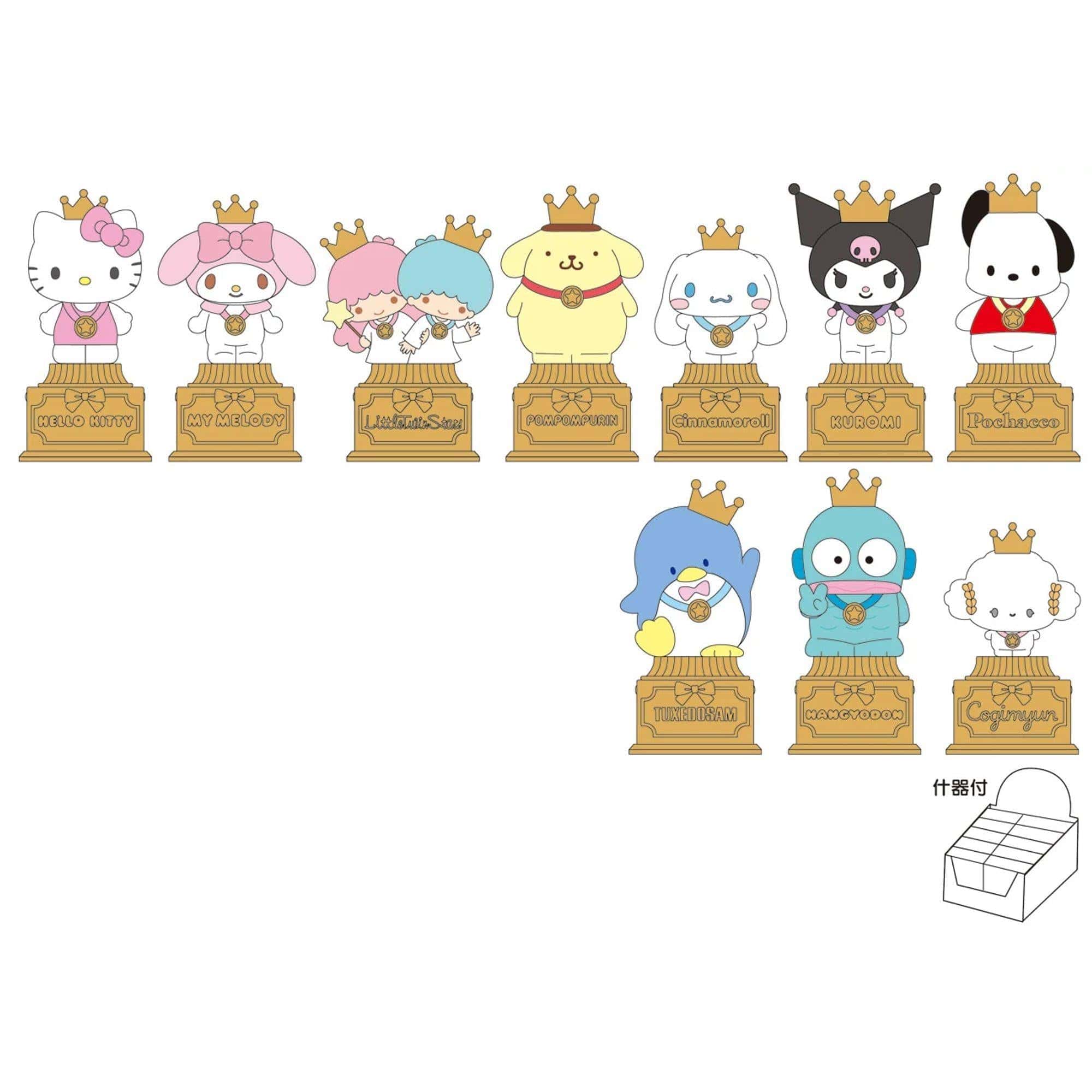 Enesco Sanrio Trophy Mini Figure Surprise Box Kawaii Gifts 4550337669129