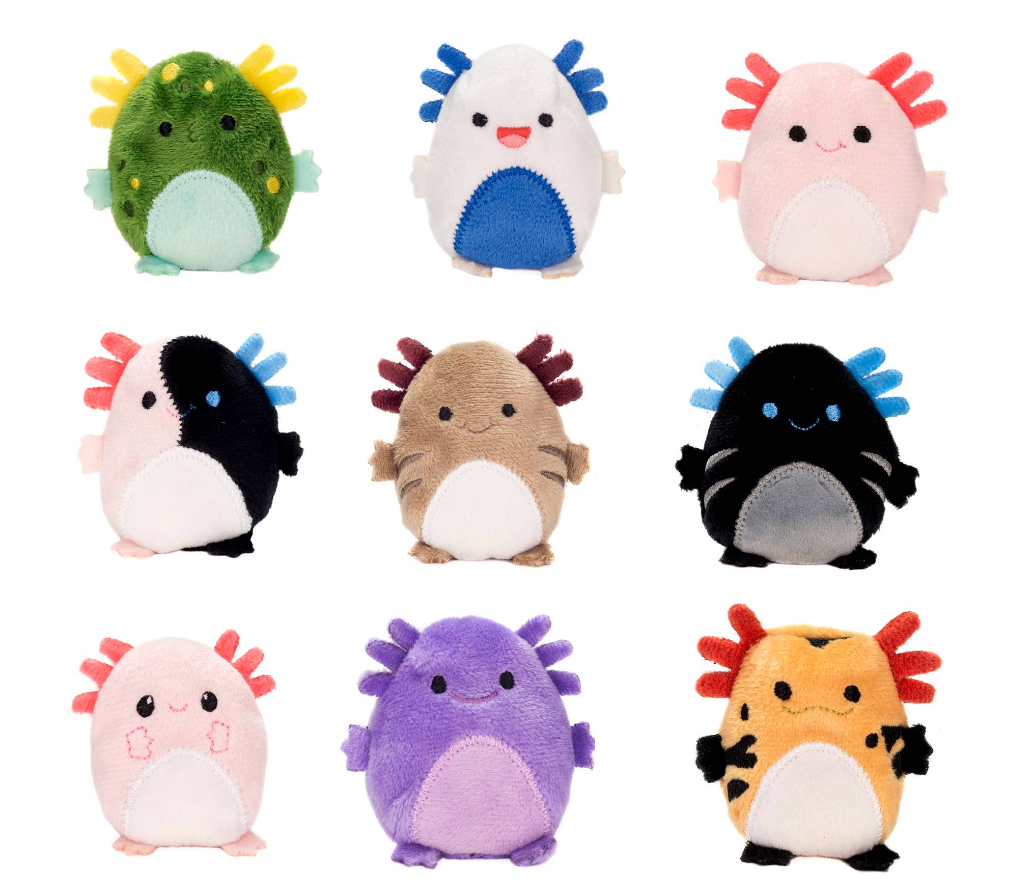 Fiesta Toys CUTIE BEANS - 3IN AXOLOTL - SERIES 10 Kawaii Gifts