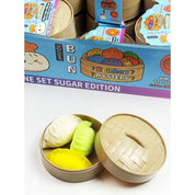 Funteze 3 Piece Set Mini Dumpling Squishy with Steamer Kawaii Gifts 26425302