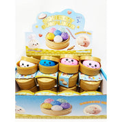 Funteze Colorful Dumpling Squishy with Steamer ASSORTED COLOR / ONE SIZE(24) Kawaii Gifts