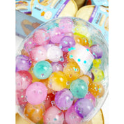 Funteze Cute Iridescent Bead Dumpling Squishy with Steamer ASSORTED COLOR / ONE SIZE(12) Kawaii Gifts 792026030436