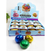 Funteze Glitter Mini Dumpling Squishy with Steamer ASSORTED COLOR / ONE SIZE(12) Kawaii Gifts 724065977380