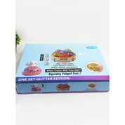 Funteze Glitter Mini Dumpling Squishy with Steamer ASSORTED COLOR / ONE SIZE(12) Kawaii Gifts 724065977380