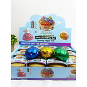 Funteze Glitter Mini Dumpling Squishy with Steamer ASSORTED COLOR / ONE SIZE(12) Kawaii Gifts 724065977380
