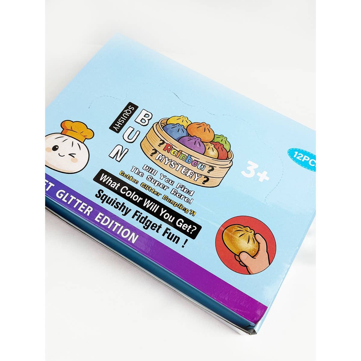 Funteze Mini Dumpling Squishy with Steamer ONE SIZE(12) / ASSORTED COLOR Kawaii Gifts 792026030412