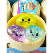 Funteze Mystery Mini Maltose Dumpling Squishy with Steamer ONE SIZE(12) / Assorted Color Kawaii Gifts