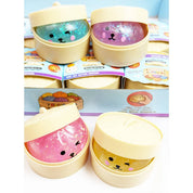 Funteze Pastel Glitter Mini Dumpling Squishy with Steamer ASSORTED COLOR / ONE SIZE(12) Kawaii Gifts 792026030405