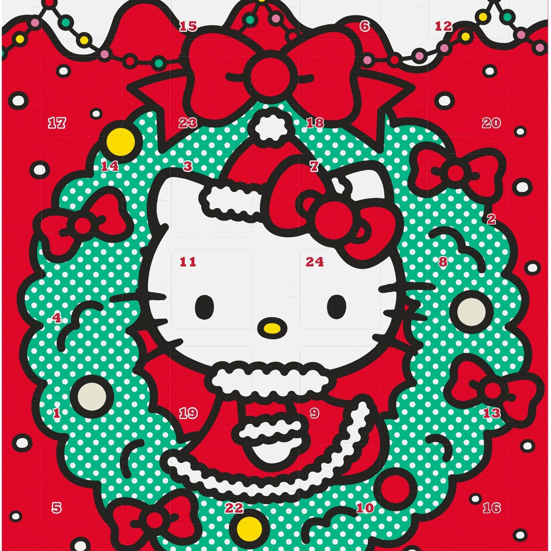 Galerie Candy and Gifts Hello Kitty Wreath Advent Calendar Kawaii Gifts