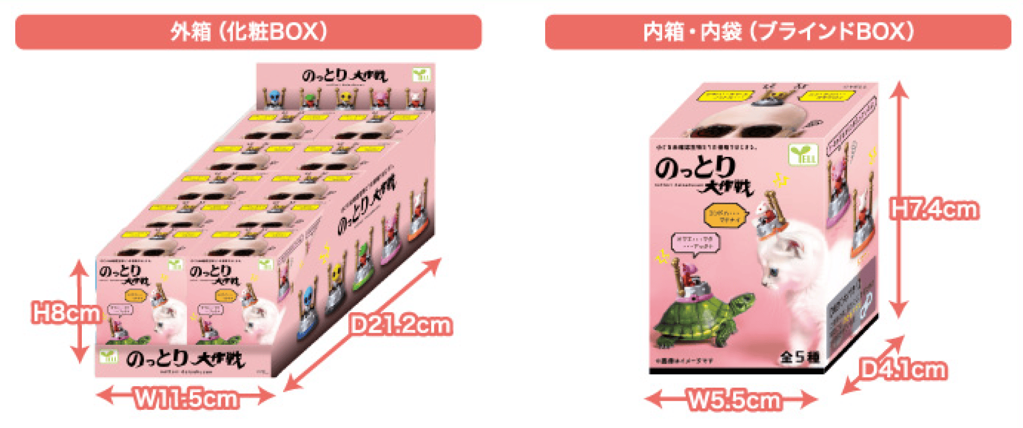 Hakubundo: a division of JPT America, Inc. Invader Take-Over Surprise Mini Figure Blind Box Kawaii Gifts 4570198788715