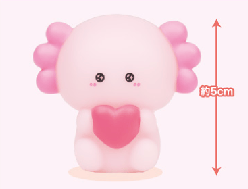 Hakubundo: a division of JPT America, Inc. Round-Eyed Axolotl Surprise Lucky Charm Blind Box Kawaii Gifts 4580800211128