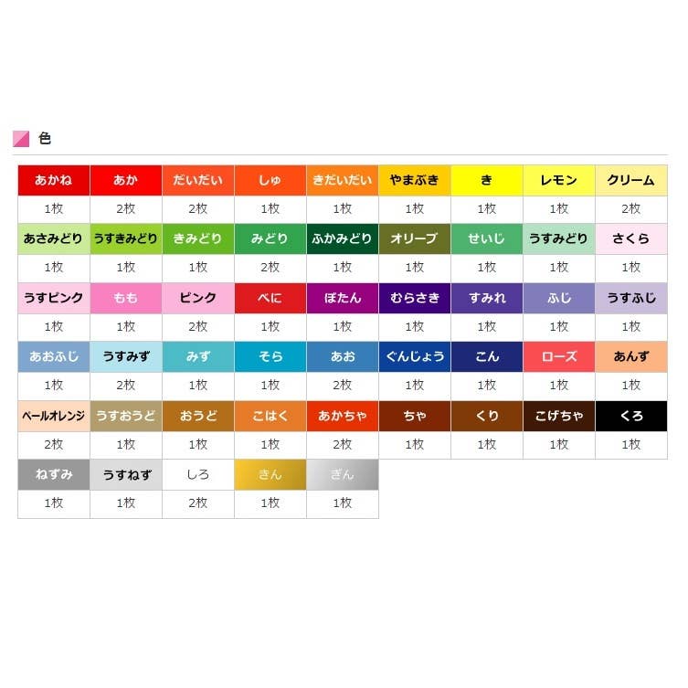 Hakubundo TOYO 50-Color Origami Papers Kawaii Gifts 4902031004964